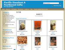 Tablet Screenshot of pacifichazelnut.com